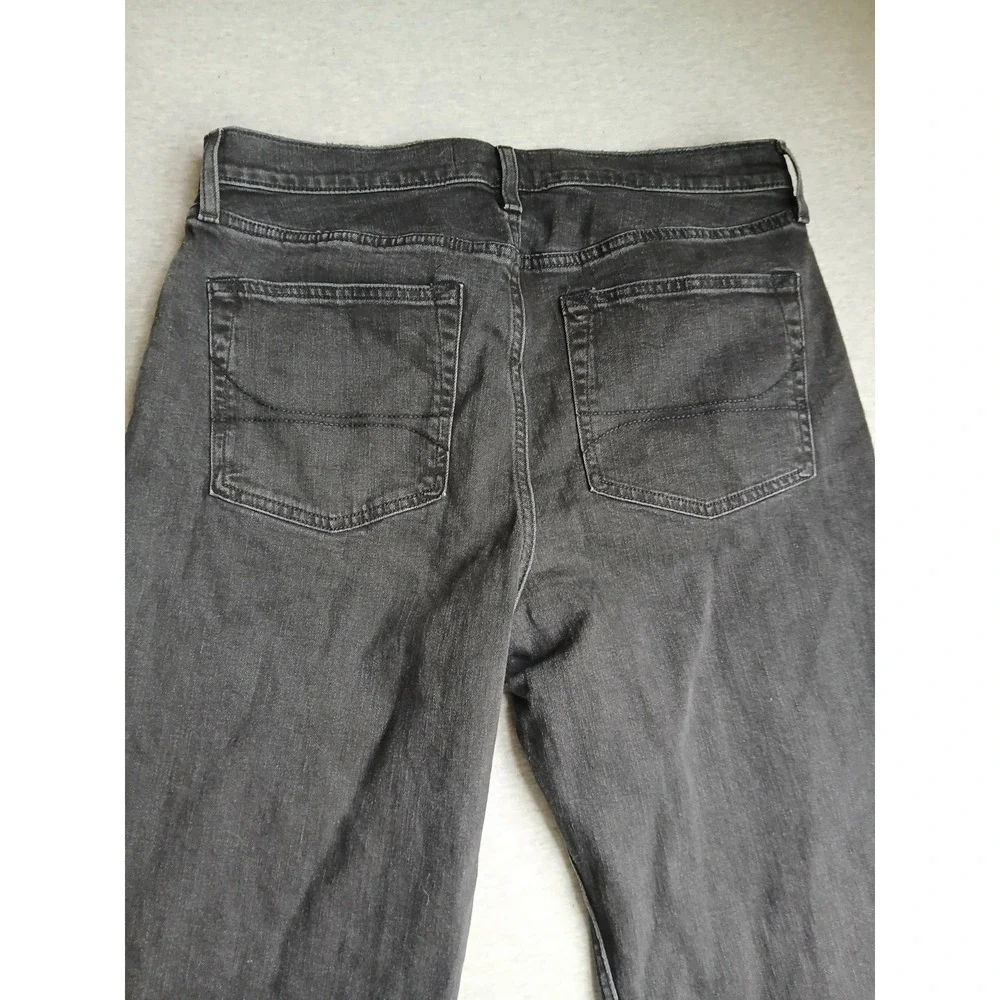 Hollister Jeans 33x32 Mens Baggy Relaxed Fit Black Skater Grunge Retro